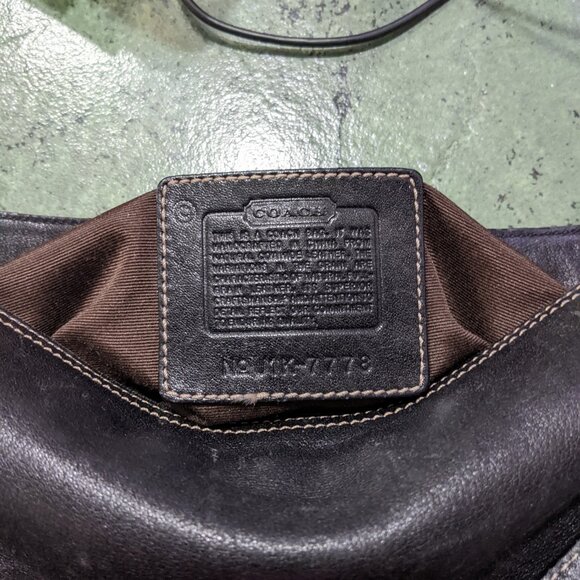 Vintage Coach Brown Leather Shoulder Bag   7778 - Picture 3 of 3